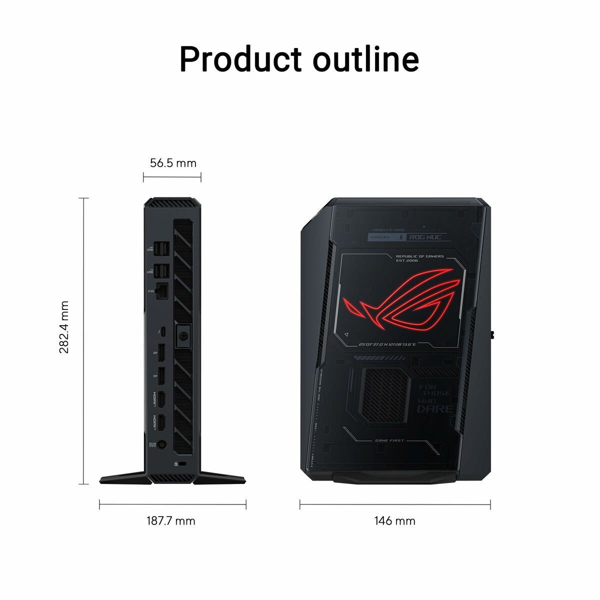 Asus Mini PC 90AS00I1 M00090 32 GB RAM 2 TB SSD DDR5 Compact Desktop High Performance Multitasking Content Creation - tecwheels